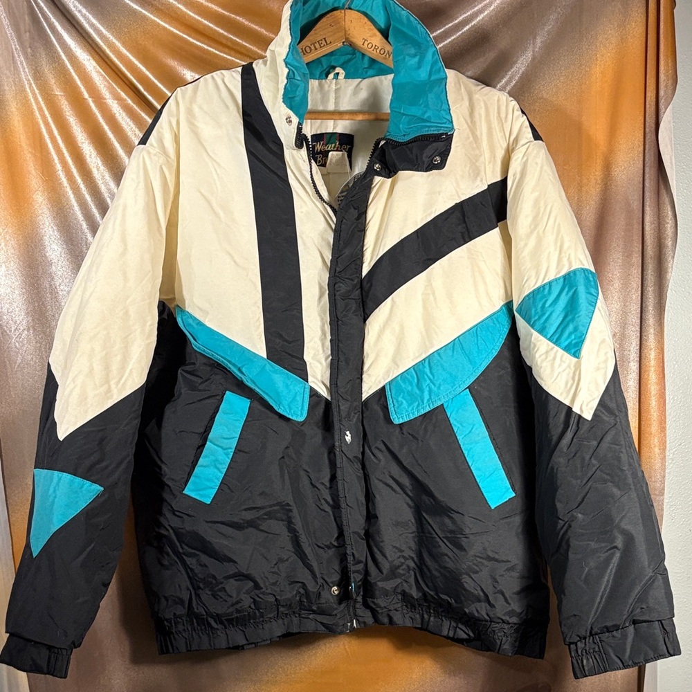 90’s Vintage‎ Weather Breaker  Colorblock Jacket XL. Bag b66
